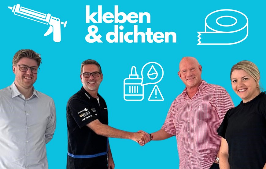 From left to right: Dominik Saure, Joachim Rapp, Sven Thomas and Denise Horn present the network together