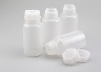 Laborflasche Kunststoff mit Schraubdeckel 100 ml