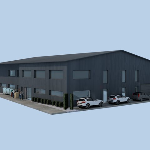 Neues Logistikgebäude in Mühlhausen