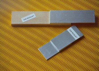 Musterverklebungen Holz, Metall