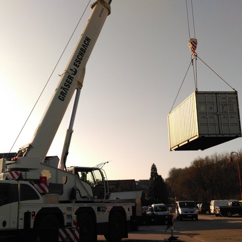 News: Neuer Container für Standort Rettigheim