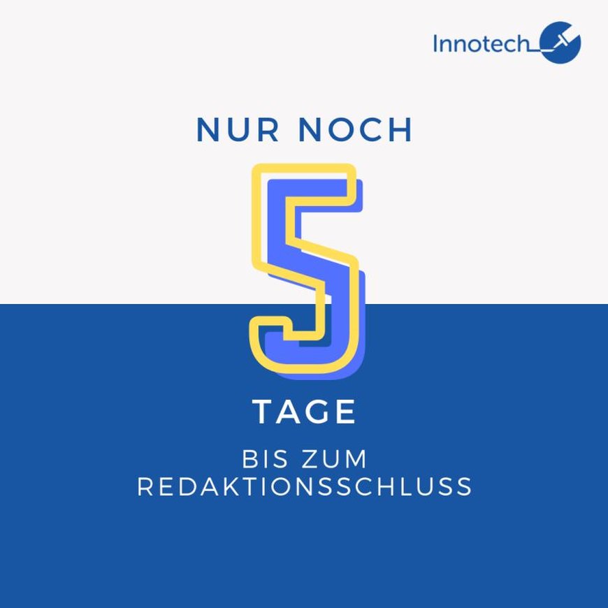 Nur noch 5 Tage Zeit um einen eigenen Fachbeitrag in der 5. Auflage im Almanach zu veröffentlichen!