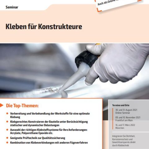 Kleben für Konstrukteure Onlineseminar