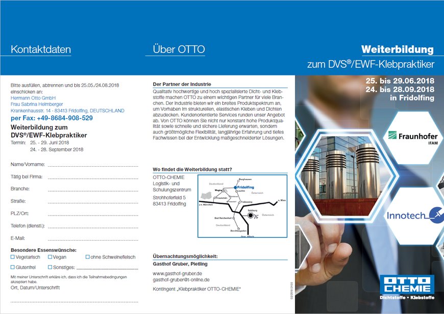 Otto Chemie und IFAM Klebpraktiker