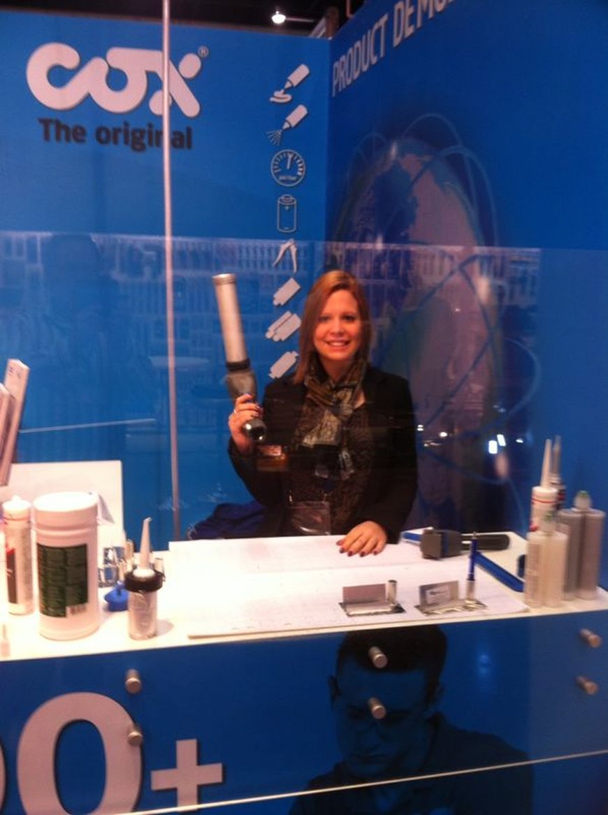 PC COX Messestand mit Kerstin Günther von Innotech