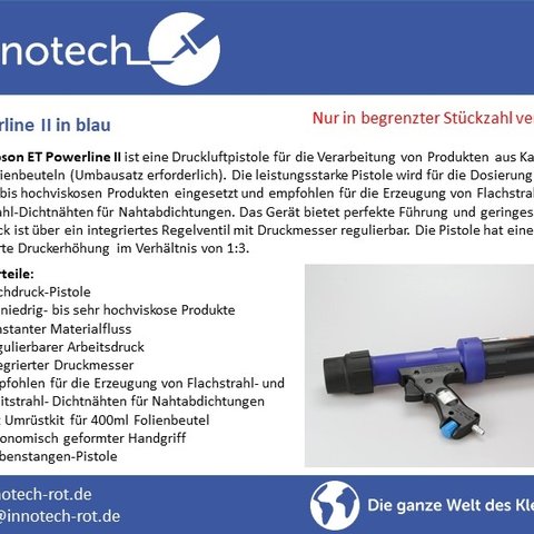 Powerline 2 "Blue Edition" -solange der Vorrat reicht