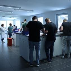Praktikumsräume im neuen Schulungszentrum in Mühlhausen