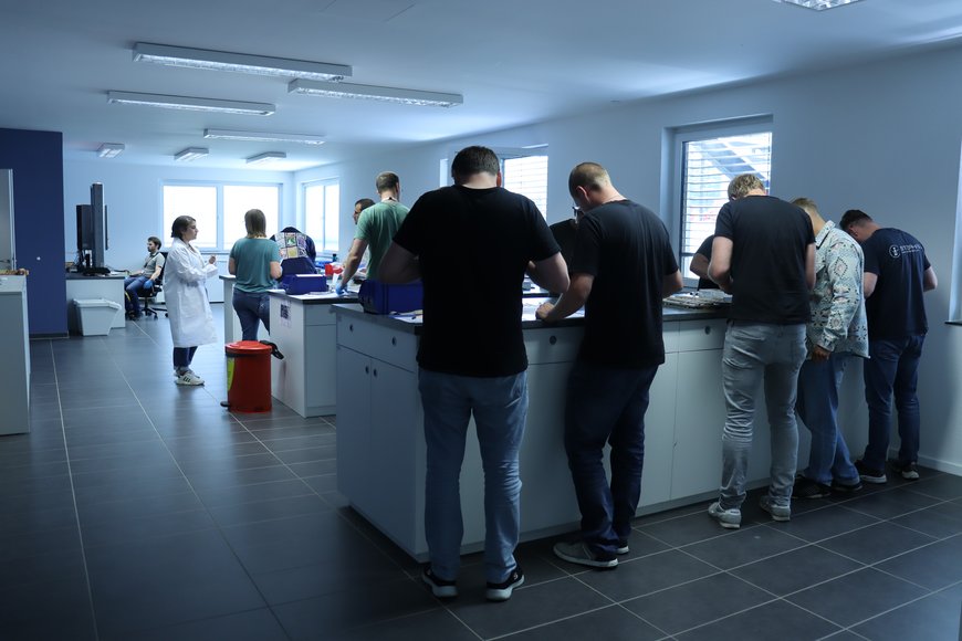 Praktikumsräume im neuen Schulungszentrum in Mühlhausen