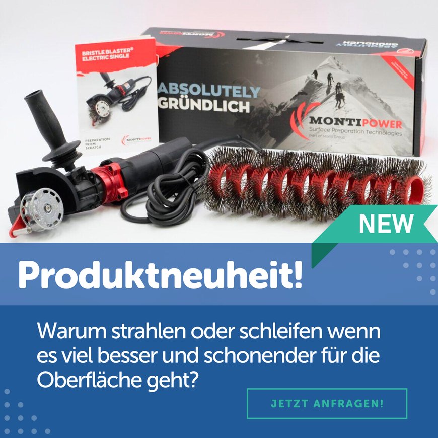 Product innovation: Electric wire brushes from Monti Power