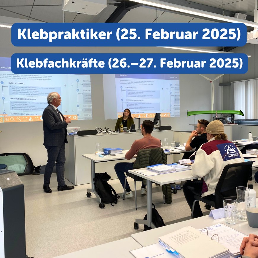 Refresher Course for adhesive bonding technology 2025 dates