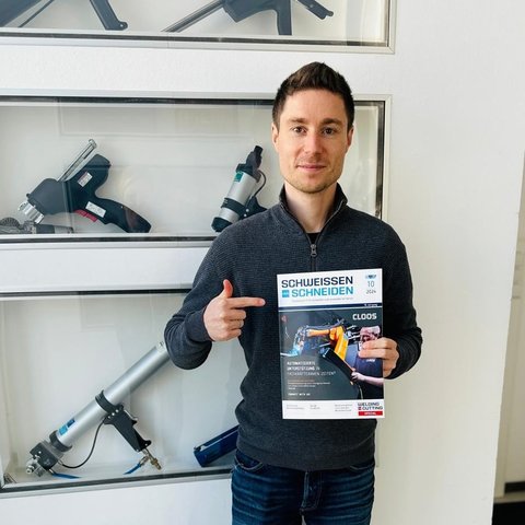 We are represented in the October issue of the Schweissen und Schneiden trade journal with our latest technical article
