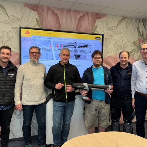 Reparaturservice für den Sika PowerCure Dispenser – europaweit durch Innotech