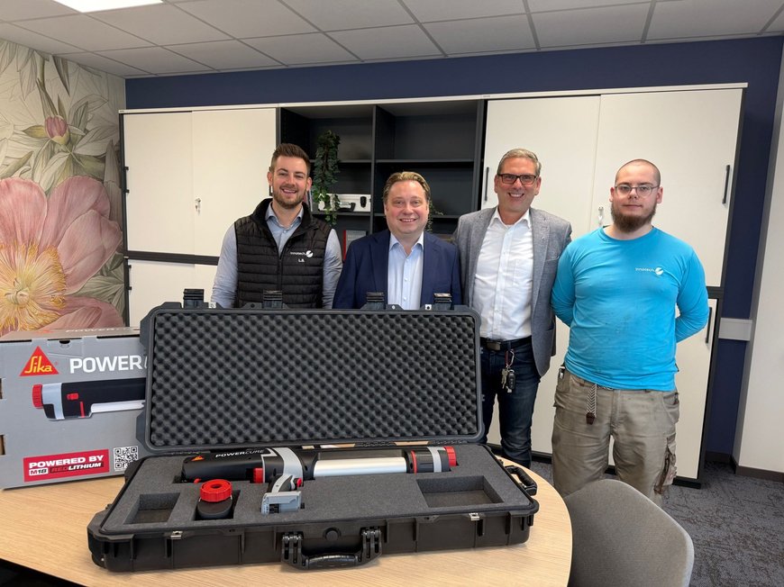 Björn A. Stetter von Sika zu Besuch bei Innotech