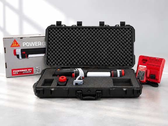 Der neue robuste Sika PowerCure Koffer für Service, Transport und Versand!