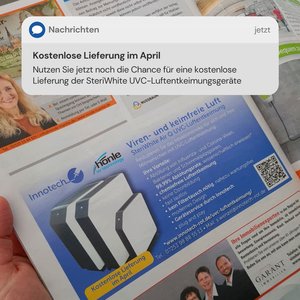 kostenlose Lieferung der SteriWhite Air Q Serie nur im April