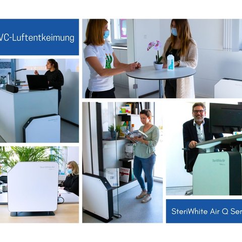 SteriWhite Air Q jetzt mit Gratis Desinfektionsmittel!