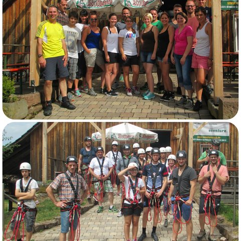 News: Eventure - Teamevent im Hochseilgarten