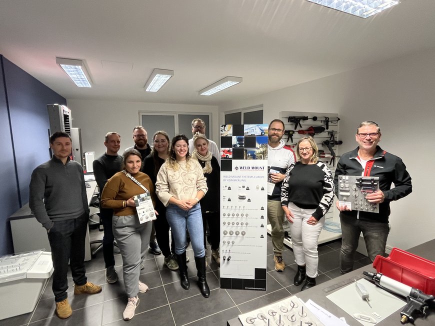 Our business developers and sales and service staff during training