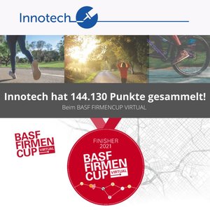 Wir haben erfolgreich den BASF FIRMENCUP VIRTUAL absolviert!