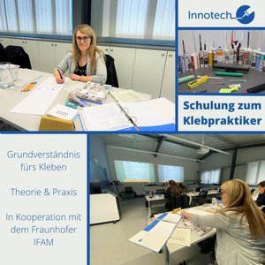 Wir starten in den letzten Klebpraktiker-Kurs des Jahres – mit zwei Teilnehmern von Innotech! 🎓