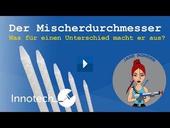 Wie wirkt sich der Mischerdurchmesser auf die Austragsmenge aus?